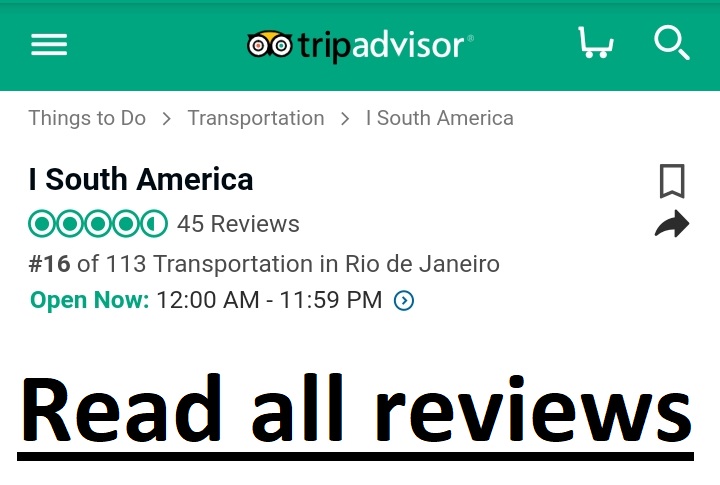 TripAdvisor Reviews Airport Transfers Rio de Janeiro